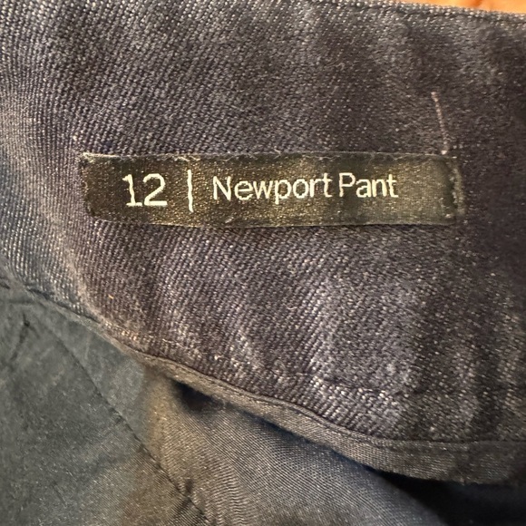 Talbots Dark Blue Newport Pant size 12 - Picture 5 of 10
